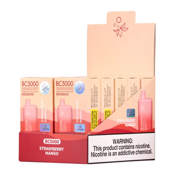 BUY 1 GET 1 FREE Strawberry Mango BC5000 | Vape Amazon India EBCREATE