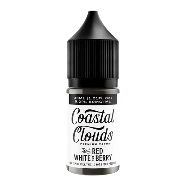 BUY 1 GET 1 FREE Red White & Berry Iced Coastal Clouds Salt Nic | Vape India