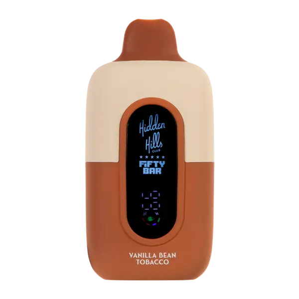 BUY 1 GET 1 FREE Vanilla Bean Tobacco Hidden Hills X Fifty Bar | Vape India