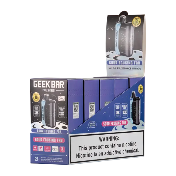 BUY 1 GET 1 FREE Sour Fcuking Fab Geek Bar Pulse X 25k | Vape Amazon India Geek Vape