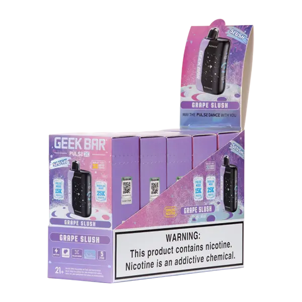 BUY 1 GET 1 FREE Grape Slush Geek Bar Pulse X 25K Slush Edition | Vape Amazon India Geek Vape