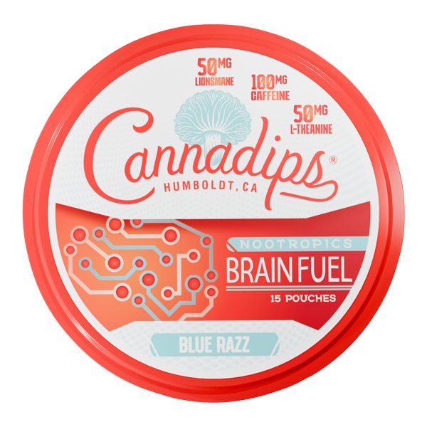 BUY 1 GET 1 FREE Blue Razz CANNADIPS Brain Fuel Pouches | Vape Amazon India