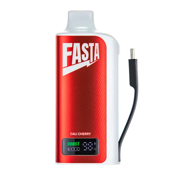 BUY 1 GET 1 FREE Cali Cherry FASTA PLUGIN 18000 | Vape Amazon India FASTA